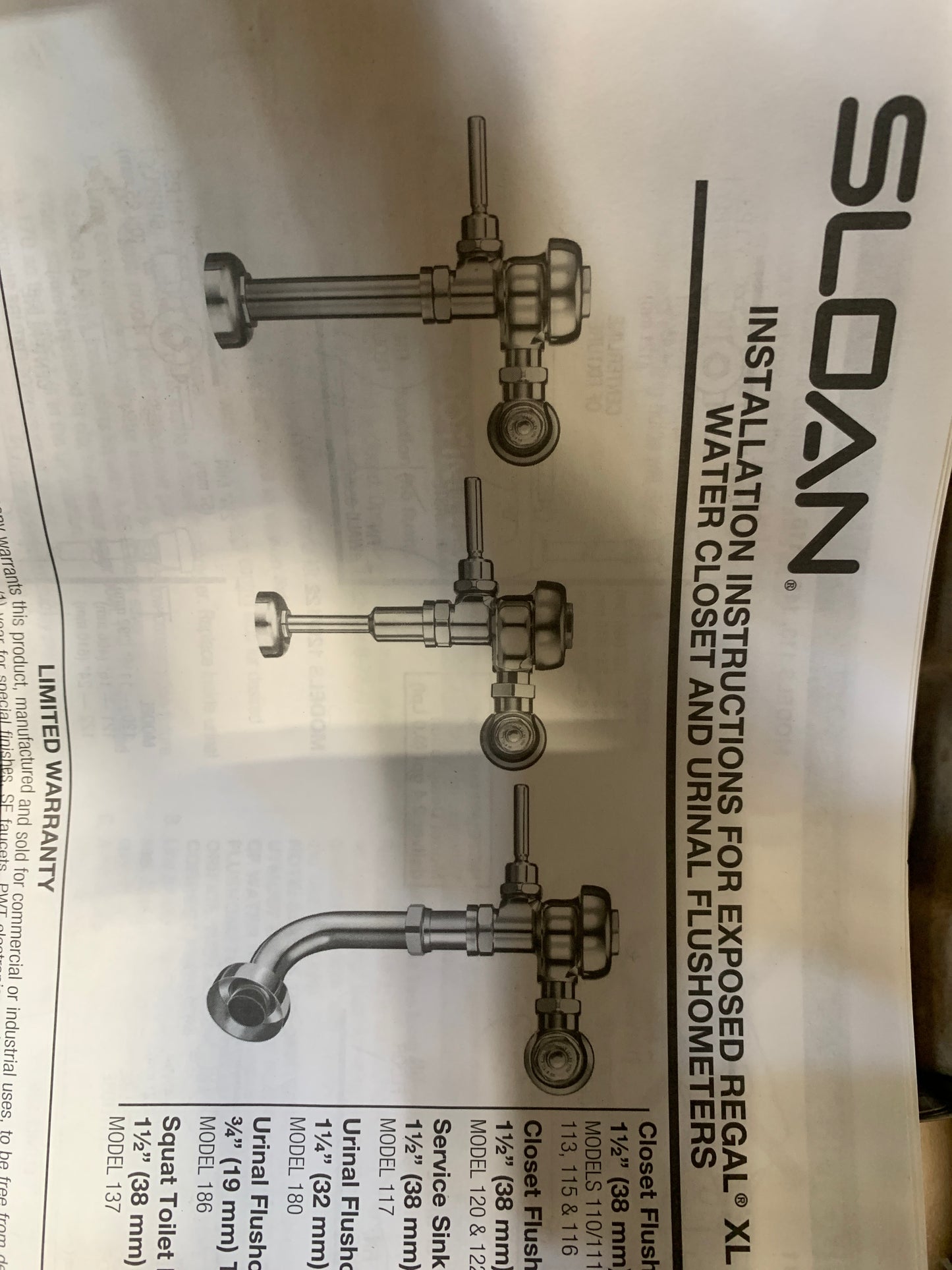 Urinal Flushometer