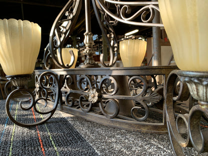 Wrought Iron Chandelier
