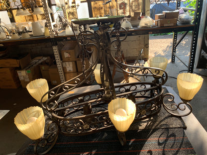 Wrought Iron Chandelier