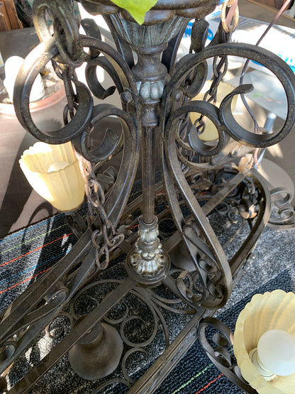 Wrought Iron Chandelier