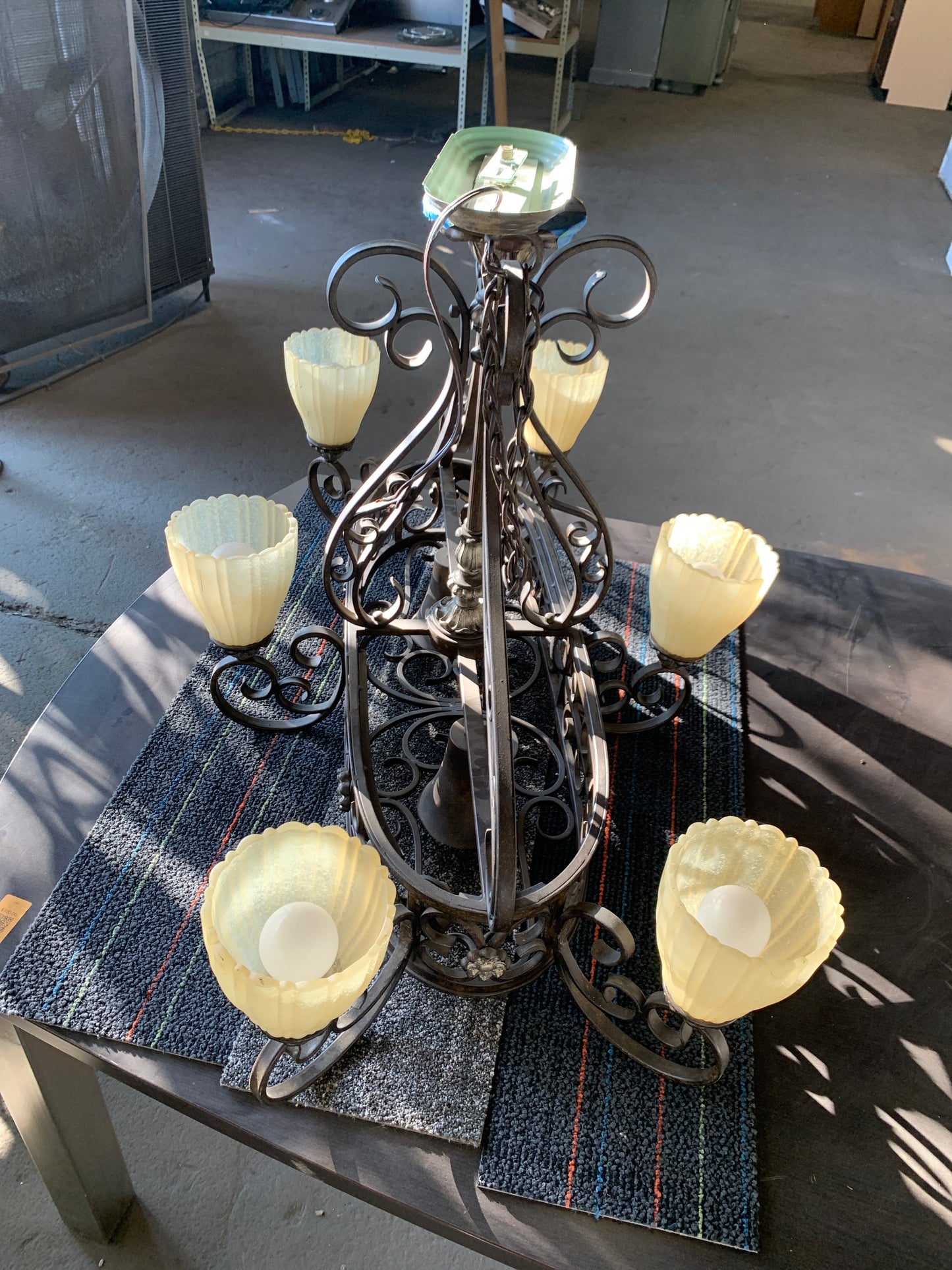 Wrought Iron Chandelier
