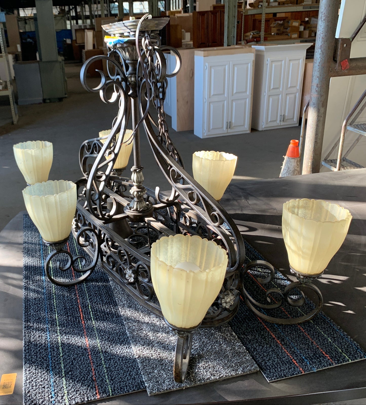 Wrought Iron Chandelier