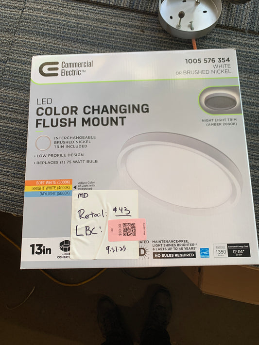 LED Color Changing Flush Mount