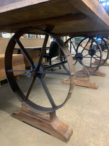 Wagon Wheel Tables