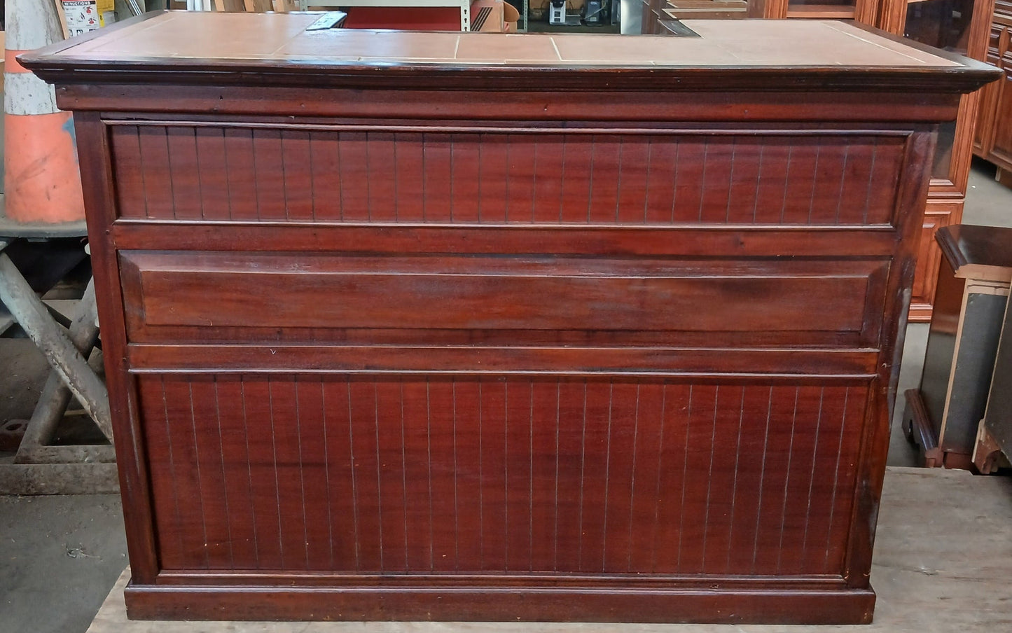 Wood Bar w/Coca-Cola Handles