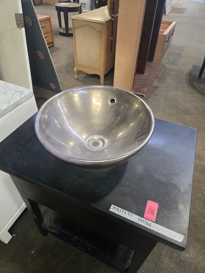 Vessel Sink With Cabinet
